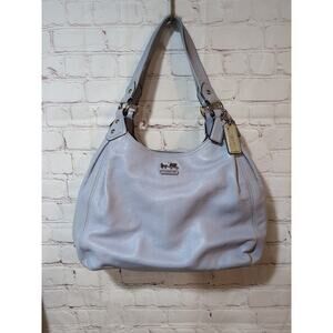 VTG Coach #14336 Hobo Madison Maggie Purple Lavender Leather Shoulder Bag